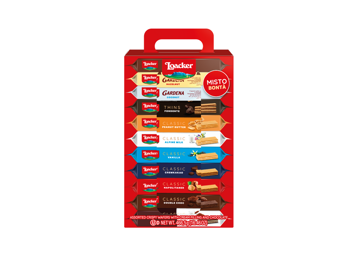 Loacker Teczka Classic asortyment wafli 466,5 g