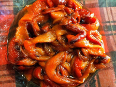 Pieczona papryka w paskach w oleju - papryka w sloiku po wlosku