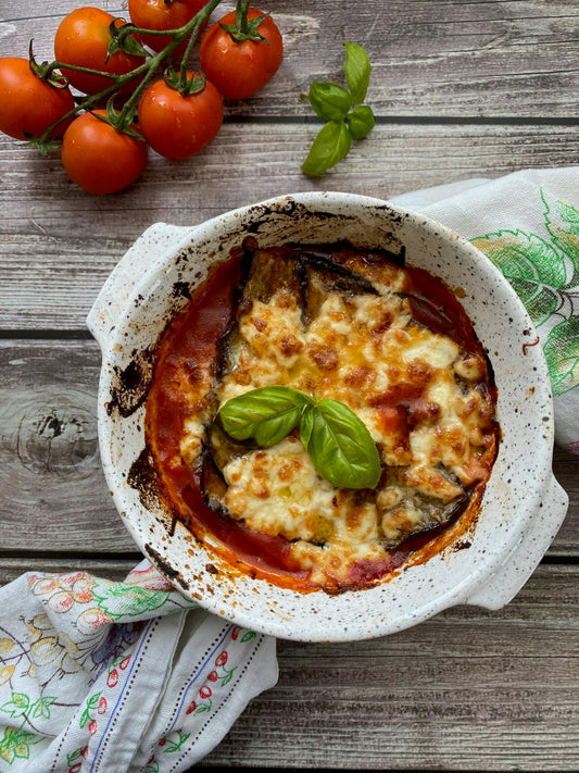 Parmigiana di melanzane - przepis na zapiekankę z bakłażana