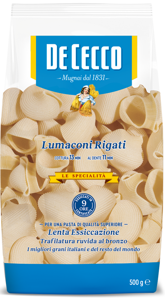 De Cecco makaron Lumaconi Rigati 500 g