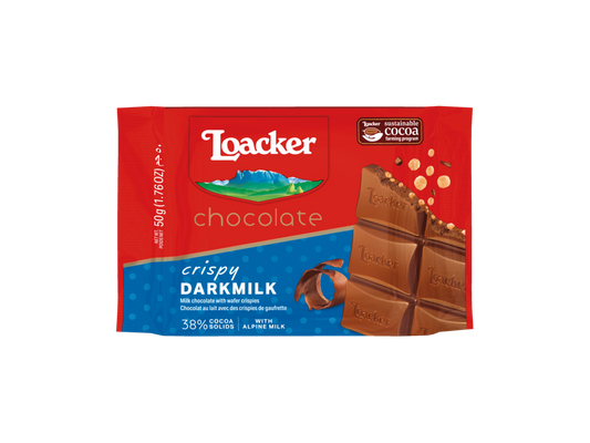 Loacker czekolada mleczna Crispy Alpine Milk 50 g