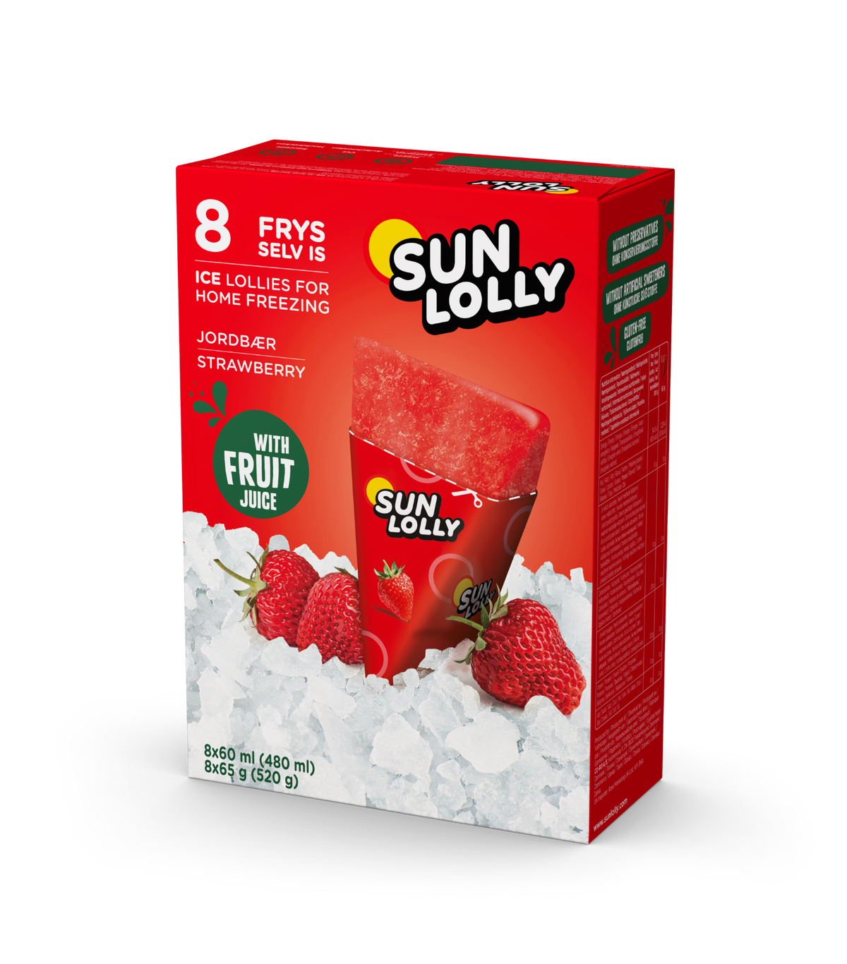 Sun Lolly Truskawka 480 ml