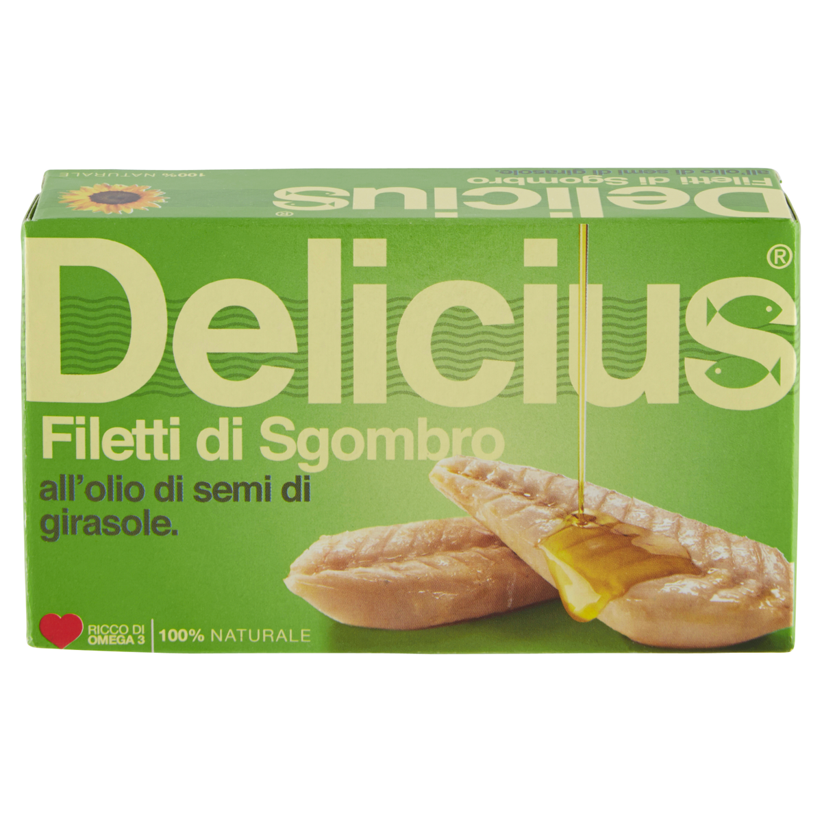 Delicius filety z makreli w oleju słonecznikowym 90 g