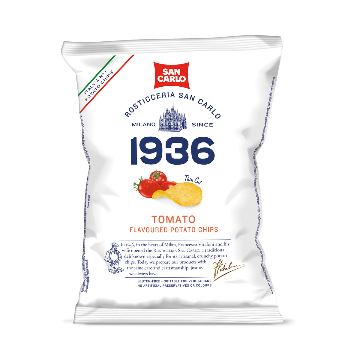 San Carlo chipsy pomidorowe 50g