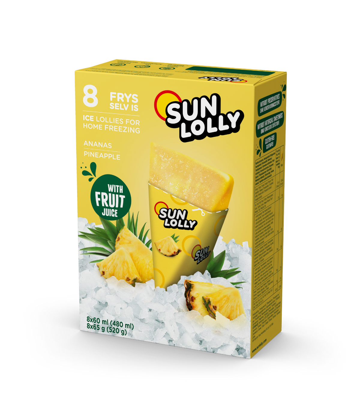 Sun lolly ananas 480 ml