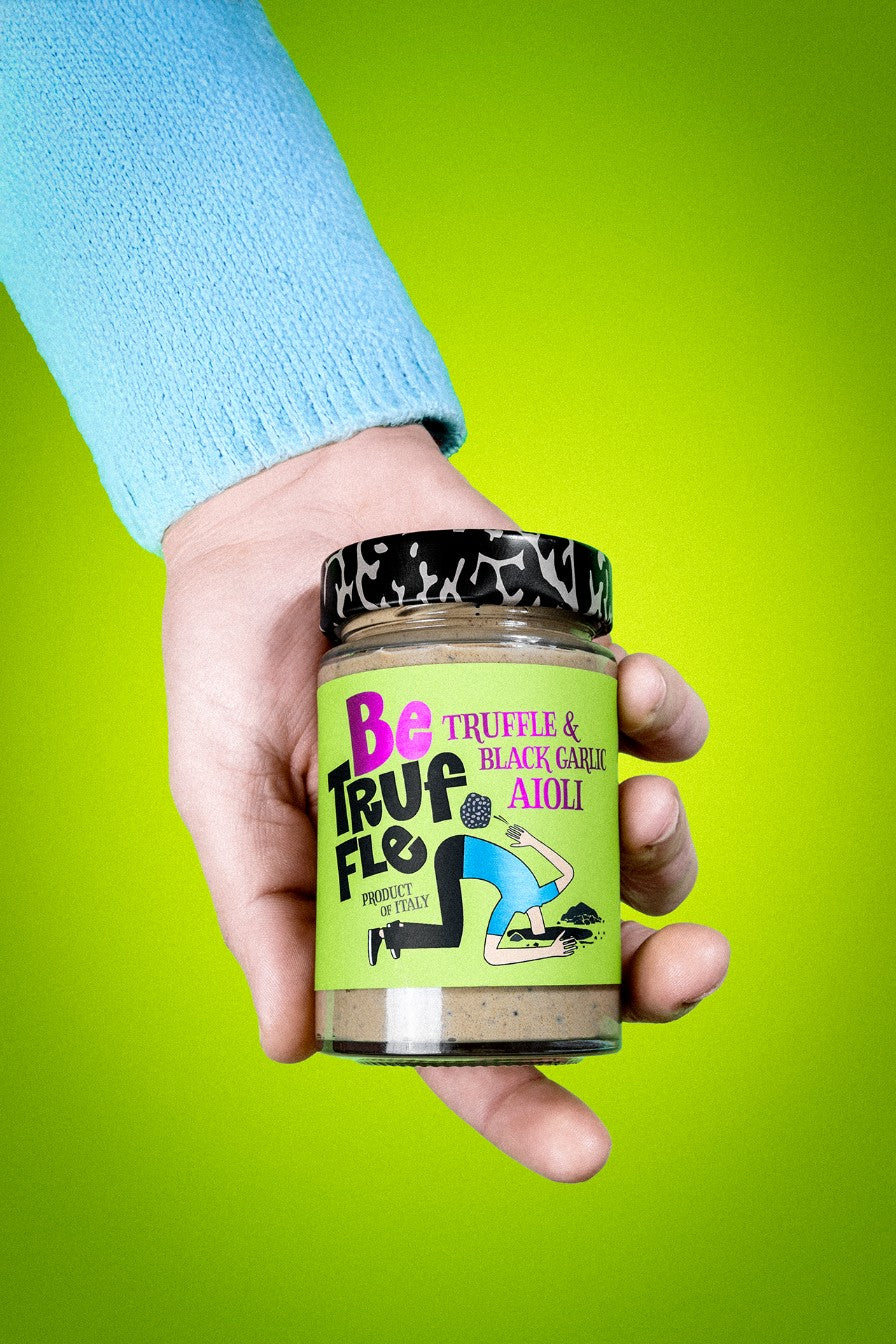 Be Truffle Truflowy sos Aioli z czarnym czosnkiem 80 g