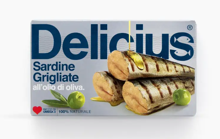 Delicius sardynki grillowane w oliwie z oliwek 90 g