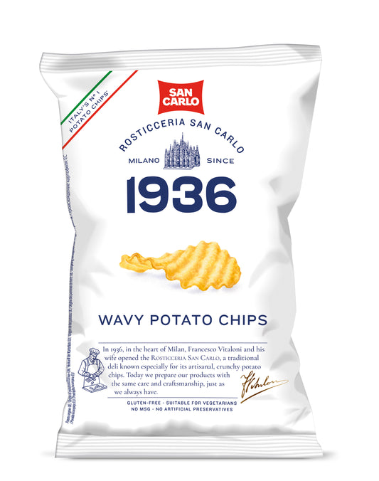 San Carlo Chipsy Karbowane Wavy Potato Chips 150 g