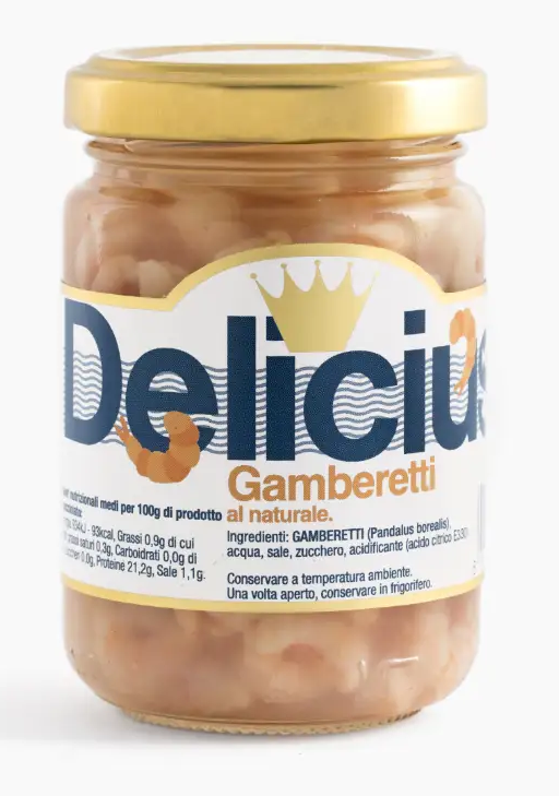 Delicius krewetki w sosie własnym Al naturale 140 g