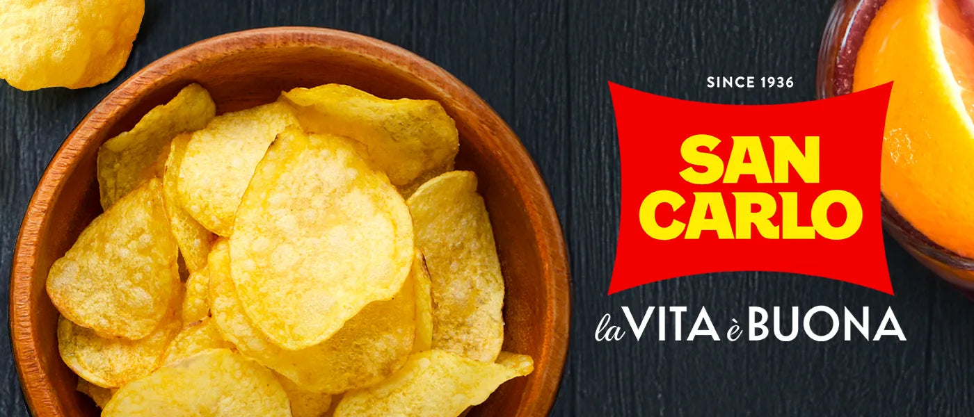 Chipsy San Carlo — autentyczne włoskie przekąski w Delikatesy Vininova